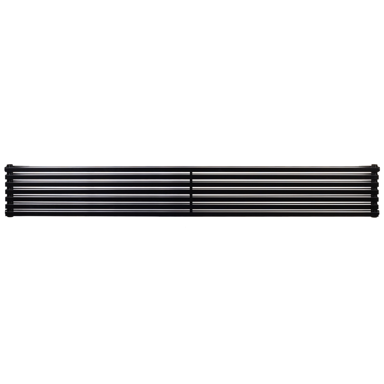Трубчатый радиатор Betatherm горизонтальный Quantum BQH2 285x1600 (Черный Ral9005M подк. 34)